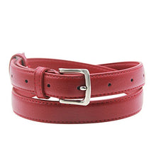 Maikun Womens Skinny Leather Belt Solid Color Pin Buckle Simple Waist Belts Mother's Day Gifts