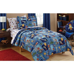 7 Piece Reversible Comforter and Matching Sheet Set