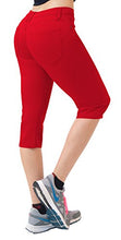Hybrid & CO. Women's Butt Lift Super Comfy Stretch Denim Capri Jeans