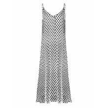 Polka Dot Print Summer Maxi Dress