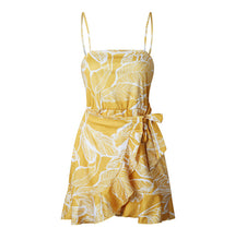 Ruffle Mini Spaghetti Strap Summer Dress