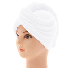 Bath TowerWomen's Microfiber Fabric Bath Hair Towel Dry Hat Cap Quick Drying Lady Bath Tool Solid Towelbathroom products